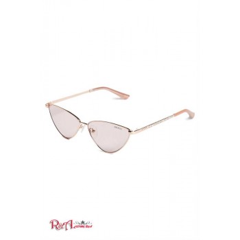 Жіночі Сонцезахисні Окуляри (Metal Mini Cat-Eye Sunglasses) 63676-01 Shiny Троянда Золотий