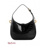 Жіноча Сумка Хобо GUESS (Maimie Croc Mini Hobo Bag) 64946-01 Чорний