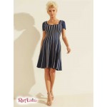 Жіноче Сукня GUESS (Leti Flare Dress) 58886-01 Secret Синій Мульті Жіноче Сукня GUESS (Leti Flare Dress) 58886-01 Secret Синій Мульті