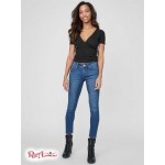 Жіночий Топ GUESS Factory (Jada Wrap Top) 63176-01 Реактивний Чорний