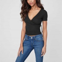 Женский Топ (Jada Wrap Top) 63176-01 Реактивний Черный