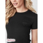Жіноча Футболка GUESS Factory (Josie Logo Tee) 63236-01 Реактивний Чорний