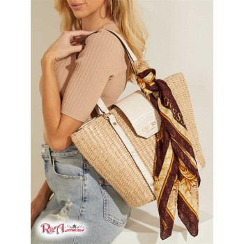 Жіночий Шарф (Quattro G Silk Scarf) 60286-01 Сливовий