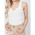 Жіночий Танк GUESS Factory (Lansa Notched Tank) 63206-01 Pure Білий