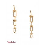 Женская Сережка MARCIANO (14KT Ball Chain-Link Drop Earring) 64576-01 Золото