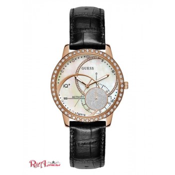 Жіночий Годинник (Gold-Tone and Black Analog Watch) 56696-01 Multi