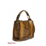 Жіноча Сумка Сетчел GUESS (Monia Python Print Leather Mini Satchel) 64846-01 Оливкова