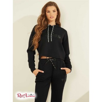 Жіночий Світшот (Double Drawstring Hooded Sweatshirt) 41676-01 Реактивний Чорний