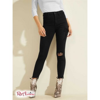 Жіночі Джинси (1981 Destroyed High-Rise Skinny Jeans) 54946-01 Чорний