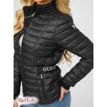 Женская Куртка GUESS Factory (Falcon Logo Puffer Jacket) 57206-01 Реактивний Черный