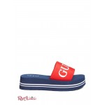 Женские Шлепанцы GUESS Factory (Ashlann Platform Logo Slides) 63536-01 Красный Мульти