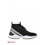 Жіночі Снікерси GUESS (Brite Knit High-Top Sneakers) 56156-01 Чорна Тканина