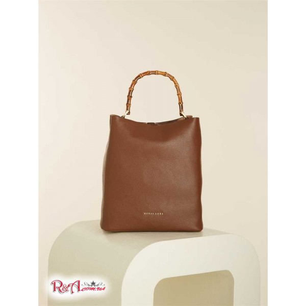 Женский Hobo GUESS (Aida Leather Hobo) 64866-01 Коричневый