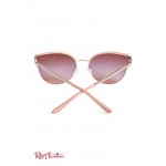 Женские Солнцезащитные Очки GUESS Factory (Brow Bar Tinted Sunglasses) 63647-01 Shiny Роза Золотой