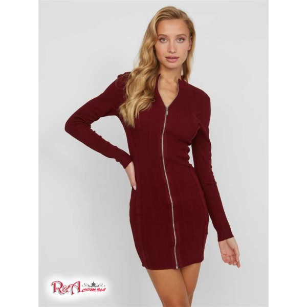 Женский Свитер GUESS Factory (Danika Sweater Dress) 63297-01 Vino