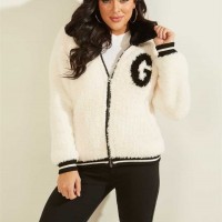 Жіночий Бомбер (Fiorella Faux-Fur Bomber) 58847-01 Білий And Чорний Combo Жіночий Бомбер (Fiorella Faux-Fur Bomber) 58847-01 Білий And Чорний Combo