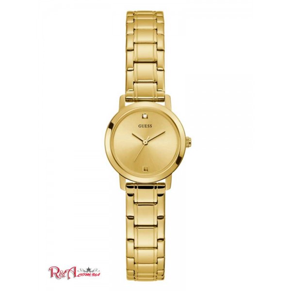 Женские Часы GUESS (Gold-Tone Diamond Analog Watch) 60087-01 Multi