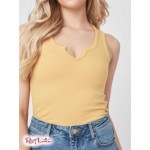 Жіночий Танк GUESS Factory (Lansa Notched Tank) 63207-01 WПопелясто-Сірийed Жовтий