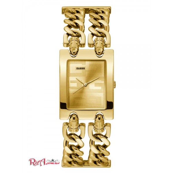 Женские Часы GUESS (Gold-Tone Square Analog Watch) 64607-01 Multi Женские Часы GUESS (Gold-Tone Square Analog Watch) 64607-01 Multi