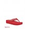 Женские Вьетнамки (Eva Logo Strap Platform Flip Flops) 36247-01 Красный Мульти