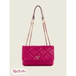 Женская Сумка Кроссбоди GUESS (Cessily Quilted Convertible Crossbody) 64907-01 Фуксия