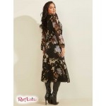 Женское Платье GUESS (Floral Midi Dress) 58767-01 Песокy Flower Женское Платье GUESS (Floral Midi Dress) 58767-01 Песокy Flower