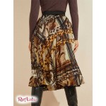 Женская Юбка MARCIANO (Leopard Lines Pleated Skirt) 64937-01 Леопардовые Линии