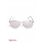 Жіночі Сонцезахисні Окуляри GUESS Factory (Classic Aviator Sunglasses) 63597-01 Срібний