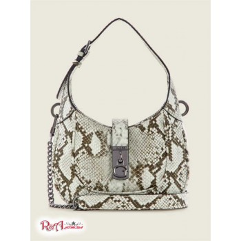 Жіноча Сумка Хобо (Maimie Python Mini Hobo Bag) 64927-01 Python