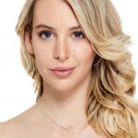 Жіноче Намисто (Rose Gold-Tone Infinity Charm Necklace) 63587-01 Рожевий Золото