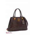 Жіноча Сумка Сетчел GUESS (Stephi Croc Girlfriend Satchel) 42937-01 Espresso