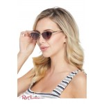 Женские Солнцезащитные Очки GUESS Factory (Metal Mini Cat-Eye Sunglasses) 63677-01 Tortoise