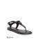 Женские Сандалии (Carmel T-Strap Logo Sandals) 63527-01 Черный