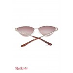 Женские Солнцезащитные Очки GUESS Factory (Metal Mini Cat-Eye Sunglasses) 63677-01 Tortoise