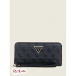 Женский Бумажник GUESS (Cordelia Logo Large Zip-Around Wallet) 60257-01 Cloud WПепельно-Серый