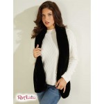 Женский Шарф GUESS (Elsie Faux-Fur Oblong Scarf) 64647-01 Реактивний Черный