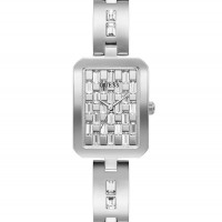 Женские Часы (Silver-Tone Rectangular Analog Watch) 56217-01 Multi