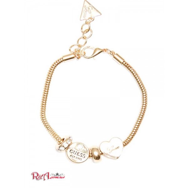 Жіночий Браслет GUESS Factory (Gold-Tone Snake Chain Charm Bracelet) 63657-01 Золото