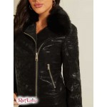 Женская Куртка GUESS (Bora Faux-Fur Jacket) 64427-01 Реактивний Черный