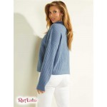 Жіночий Светр GUESS (Shanely Quarter-Zip Sweater) 58627-01 Nordic Sea Жіночий Светр GUESS (Shanely Quarter-Zip Sweater) 58627-01 Nordic Sea