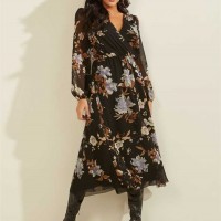 Женское Платье (Floral Midi Dress) 58767-01 Песокy Flower Женское Платье (Floral Midi Dress) 58767-01 Песокy Flower