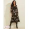Женское Платье (Floral Midi Dress) 58767-01 Песокy Flower