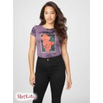 Жіноча Футболка GUESS Factory (Kairo Tie-Dye Tee) 57497-01 Фіолетовий Eclipse Мульті