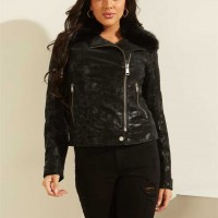 Жіноча Куртка (Bora Faux-Fur Jacket) 64427-01 Реактивний Чорний