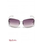 Женские Солнцезащитные Очки GUESS Factory (Rimless Shield Sunglasses) 63607-01 Белый