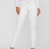 Жіночі Джинси (Sienna Curvy Mid-Rise Skinny Jeans) 63177-01 Білий
