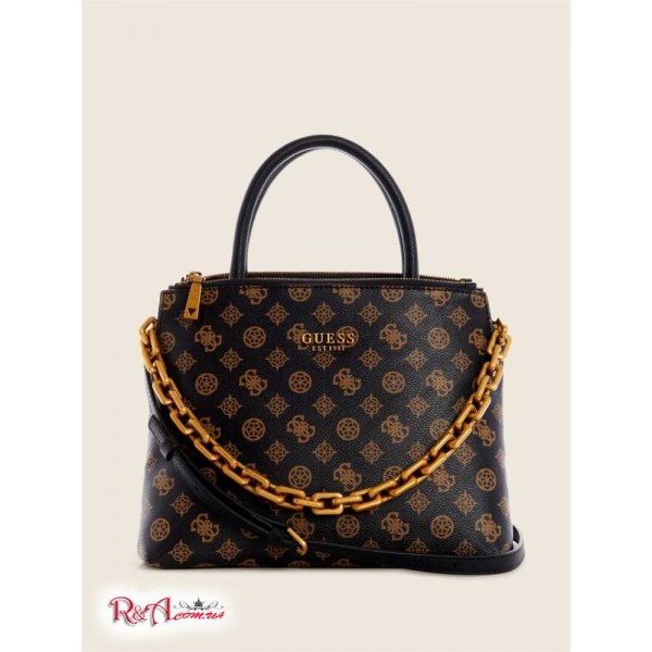 Женская Сумка Сэтчел GUESS (Turin Peony Triple Compartment Satchel) 64897-01 820 Дыня