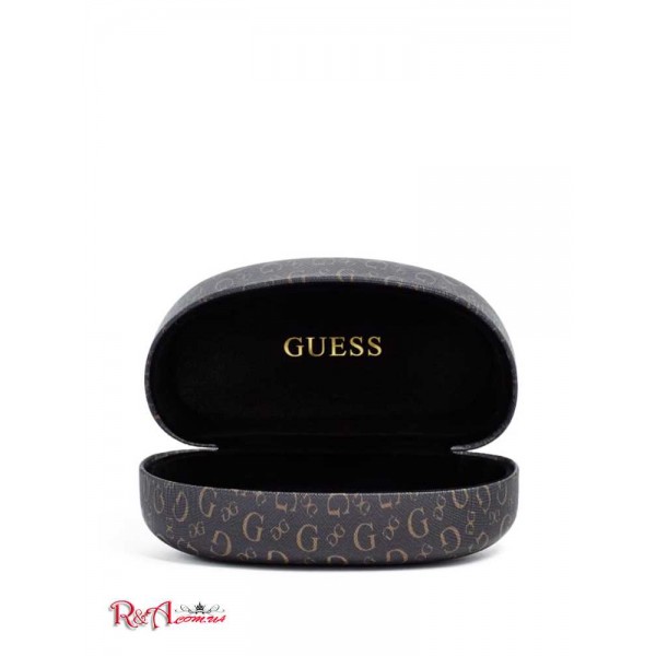 Женский Чехол GUESS Factory (Logo Eyewear Hard Case) 63667-01 Коричневый Женский Чехол GUESS Factory (Logo Eyewear Hard Case) 63667-01 Коричневый
