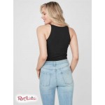 Жіночий Танк GUESS Factory (Elvie Rhinestone Tank) 63247-01 Реактивний Чорний