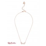 Жіноче Намисто GUESS Factory (Rose Gold-Tone Infinity Charm Necklace) 63587-01 Рожевий Золото